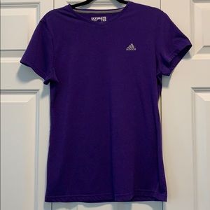 Adidas Ultimate Tee Purple Size L